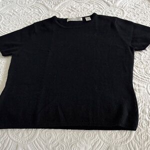 Valerie Stevens Black Cashmere Sweater